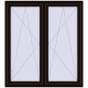 Ustalenie cen Okna skrzydłowe 1440x1520 mm REHAU ENERGY-SAVING SYNEGO MD BLACK_BROWN dwustronny