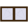 Ustalenie cen Okna skrzydłowe 1695x920 mm REHAU ENERGY-SAVING SYNEGO MD DARK_OAK dwustronny