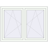 Pricing Tilt-and-Turn 1350x1000 mm REHAU OPTIMUM EURO-DESIGN 70 RAL 9016 Traffic white two-sided