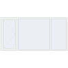 Pricing Tilt-and-Turn 2800x1400 mm REHAU ENERGY-SAVING SYNEGO MD RAL 9016 Traffic white two-sided