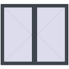 Pricing Tilt-and-Turn 2000x1800 mm REHAU OPTIMUM EURO-DESIGN 70 ANTHRACITE_GREY_STRUKTURAL external
