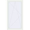 Pricing Tilt-and-Turn 1120x2000 mm REHAU ENERGY-SAVING SYNEGO MD RAL 9016 Traffic white two-sided