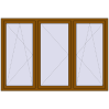 Pricing Tilt-and-Turn 2140x1450 mm REHAU OPTIMUM EURO-DESIGN 70 GOLDEN OAK two-sided