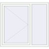 Pricing Tilt-and-Turn 1360x1250 mm REHAU OPTIMUM EURO-DESIGN 70 RAL 9016 Traffic white two-sided