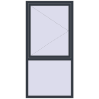 Pricing Tilt-and-Turn 980x2000 mm REHAU OPTIMUM EURO-DESIGN 70 ANTHRACITE_GREY_STRUKTURAL two-sided