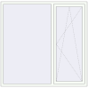 Pricing Tilt-and-Turn 1735x1700 mm REHAU OPTIMUM EURO-DESIGN 70 RAL 9016 Traffic white two-sided