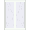 Pricing Tilt-and-Turn 1600x2200 mm REHAU ENERGY-SAVING SYNEGO MD RAL 9016 Traffic white two-sided