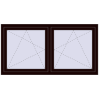 Ustalenie cen Okna skrzydłowe 1740x860 mm REHAU ENERGY-SAVING SYNEGO MD CHOCOLATE_BROWN dwustronny