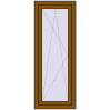 Pricing Tilt-and-Turn 550x1350 mm REHAU OPTIMUM EURO-DESIGN 70 GOLDEN OAK external