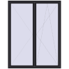 Pricing Tilt-and-Turn 1800x2300 mm REHAU ENERGY-SAVING SYNEGO MD BLACK_ULTI-MATT two-sided