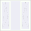 Pricing Tilt-and-Turn 1800x1800 mm REHAU BRILLANT DESIGN RAL 9016 Traffic white two-sided