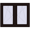 Ustalenie cen Okna skrzydłowe 1110x860 mm REHAU ENERGY-SAVING SYNEGO MD BLACK_BROWN zewnętrzny