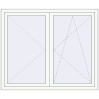 Pricing Tilt-and-Turn 1500x1250 mm REHAU OPTIMUM EURO-DESIGN 70 RAL 9016 Traffic white two-sided