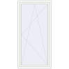 Pricing Tilt-and-Turn 1000x2000 mm REHAU ENERGY-SAVING SYNEGO MD RAL 9016 Traffic white two-sided