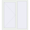 Pricing Tilt-and-Turn 1400x1600 mm REHAU ENERGY-SAVING SYNEGO MD RAL 9016 Traffic white two-sided