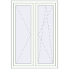 Pricing Tilt-and-Turn 1000x1450 mm REHAU OPTIMUM EURO-DESIGN 70 RAL 9016 Traffic white two-sided