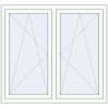Pricing Tilt-and-Turn 1260x1210 mm REHAU OPTIMUM EURO-DESIGN 70 RAL 9016 Traffic white two-sided