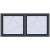 Ustalenie cen Okna skrzydłowe 1755x830 mm REHAU ENERGY-SAVING SYNEGO MD ANTHRACITE_GREY_STRUKTURAL zewnętrzny