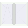 Pricing Tilt-and-Turn 1500x1300 mm REHAU ENERGY-SAVING SYNEGO MD RAL 9016 Traffic white two-sided