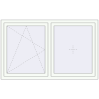 Pricing Tilt-and-Turn 1640x1000 mm REHAU OPTIMUM EURO-DESIGN 70 RAL 9016 Traffic white two-sided