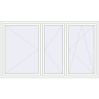 Pricing Tilt-and-Turn 2400x1400 mm REHAU ENERGY-SAVING SYNEGO MD RAL 9016 Traffic white two-sided