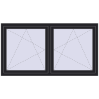 Pricing Tilt-and-Turn 1770x950 mm REHAU ENERGY-SAVING SYNEGO MD BLACK_ULTI-MATT external