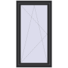 Pricing Tilt-and-Turn 800x1500 mm REHAU OPTIMUM EURO-DESIGN 70 ANTHRACITE_GREY_GLATT two-sided