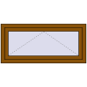 Pricing Tilt-and-Turn 1165x535 mm REHAU OPTIMUM EURO-DESIGN 70 GOLDEN OAK two-sided