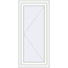 Pricing Tilt-and-Turn 600x1300 mm REHAU ENERGY-SAVING SYNEGO MD RAL 9016 Traffic white two-sided