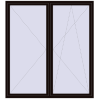 Pricing Tilt-and-Turn 2000x2200 mm REHAU ENERGY-SAVING SYNEGO MD BLACK_BROWN two-sided