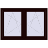 Ustalenie cen Okna skrzydłowe 1425x905 mm REHAU ENERGY-SAVING SYNEGO MD CHOCOLATE_BROWN dwustronny