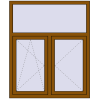 Ustalenie cen Okna skrzydłowe 1200x1450 mm REHAU OPTIMUM EURO-DESIGN 70 GOLDEN OAK dwustronny