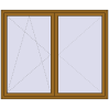 Pricing Tilt-and-Turn 1800x1500 mm REHAU ENERGY-SAVING SYNEGO MD LIGHT_OAK external