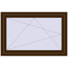 Pricing Tilt-and-Turn 1170x770 mm REHAU OPTIMUM EURO-DESIGN 70 DARK_OAK two-sided