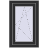 Ustalenie cen Okna skrzydłowe 500x750 mm EPSILON OPTIMA ANTHRACITE_GREY_GLATT dwustronny