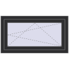 Pricing Tilt-and-Turn 1000x550 mm REHAU OPTIMUM EURO-DESIGN 70 ANTHRACITE_GREY_GLATT two-sided