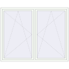 Pricing Tilt-and-Turn 2080x1650 mm REHAU ENERGY-SAVING SYNEGO MD RAL 9016 Traffic white two-sided