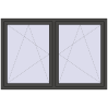 Ustalenie cen Okna skrzydłowe 1830x1175 mm REHAU ENERGY-SAVING SYNEGO MD BASALT_GREY zewnętrzny