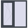 Pricing Tilt-and-Turn 1050x1100 mm EPSILON OPTIMA ANTHRACITE_GREY_STRUKTURAL external
