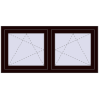 Ustalenie cen Okna skrzydłowe 1425x650 mm REHAU ENERGY-SAVING SYNEGO MD CHOCOLATE_BROWN zewnętrzny