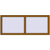 Pricing Tilt-and-Turn 1500x600 mm REHAU OPTIMUM EURO-DESIGN 70 GOLDEN OAK external