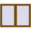 Pricing Tilt-and-Turn 1755x1325 mm REHAU ENERGY-SAVING SYNEGO MD GOLDEN OAK external