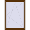 Ustalenie cen Okna skrzydłowe 1150x1650 mm CLASICTHERM 70 WALNUT zewnętrzny
