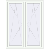 Pricing Tilt-and-Turn 1180x1530 mm REHAU BRILLANT DESIGN RAL 9016 Traffic white two-sided