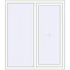 Pricing Tilt-and-Turn 1300x1500 mm ALU STANDARD 72 RAL 9016 Traffic white two-sided