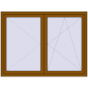 Pricing Tilt-and-Turn 1600x1200 mm REHAU OPTIMUM EURO-DESIGN 70 GOLDEN OAK external