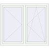Pricing Tilt-and-Turn 1500x1250 mm REHAU OPTIMUM EURO-DESIGN 70 RAL 9016 Traffic white two-sided
