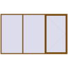 Pricing Tilt-and-Turn 4000x2400 mm REHAU OPTIMUM EURO-DESIGN 70 GOLDEN OAK two-sided