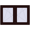 Ustalenie cen Okna skrzydłowe 1185x755 mm REHAU ENERGY-SAVING SYNEGO MD CHOCOLATE_BROWN dwustronny