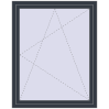 Ustalenie cen Okna skrzydłowe 1100x1350 mm CLASICTHERM 70 ANTHRACITE_GREY_STRUKTURAL zewnętrzny